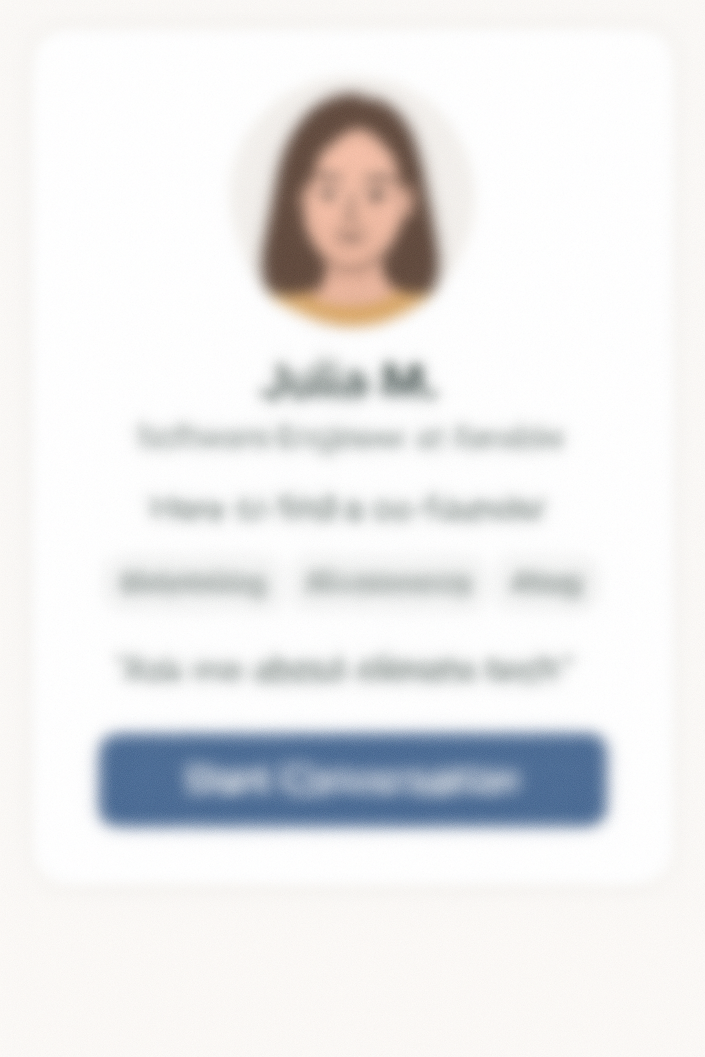 Create Your Profile